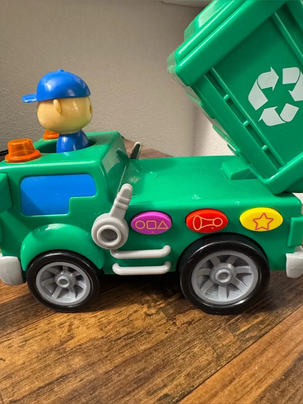 The Learning Journey on the go Recycling Truck -Toy with Driver Figure